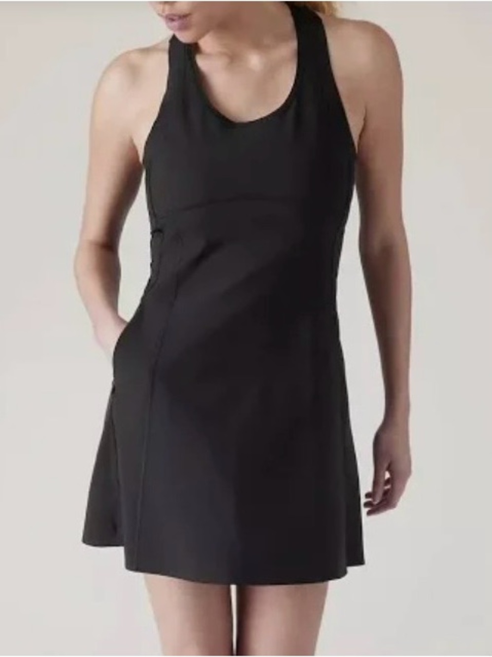 ATHLETA Levitate Racer Back Dress Size L